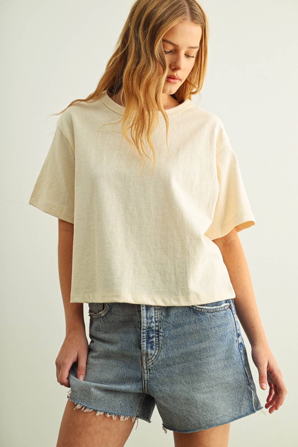 Natural Cotton Basic Top