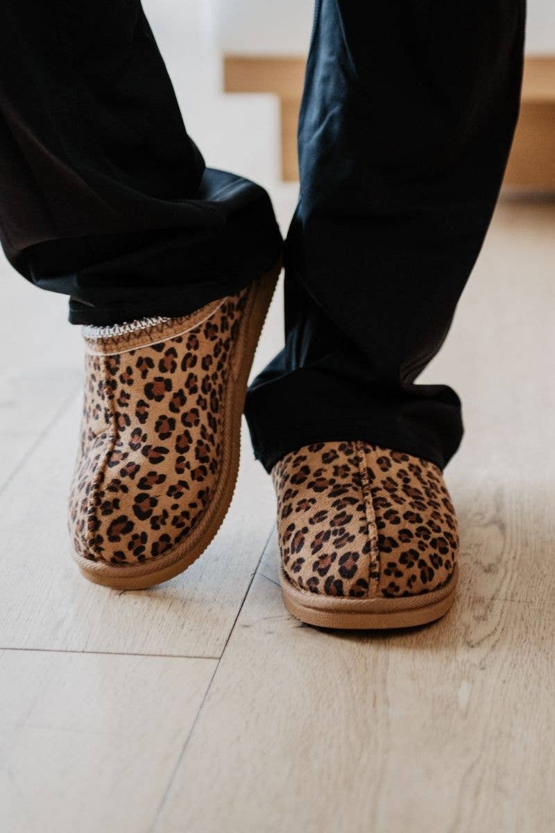Leopard Print Embroidered Slippers (COMING SOON)