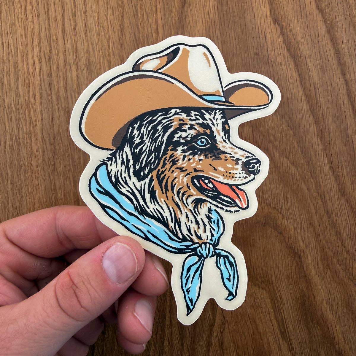 Australian Shepherd Matte Vinyl Sticker