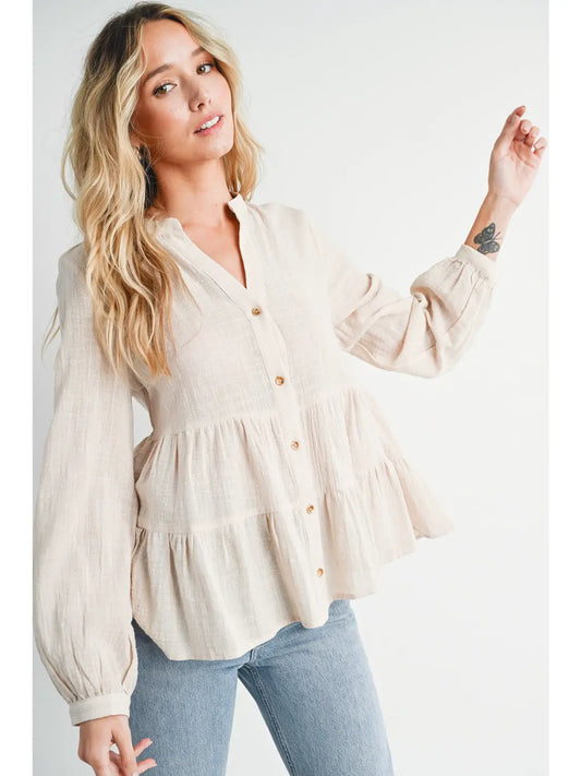 Tiered Rustic Blouse