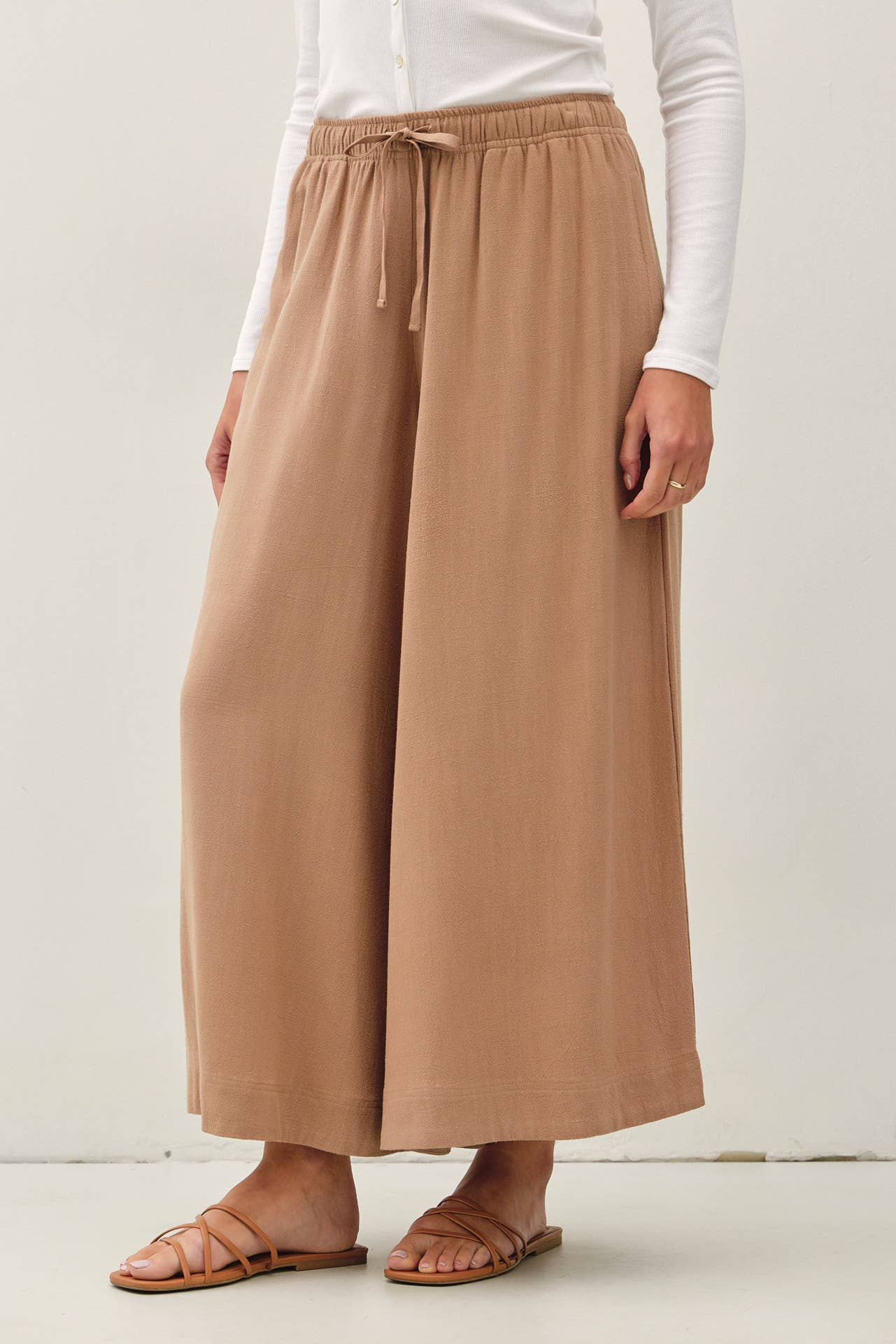Cropped Palazzo Pants