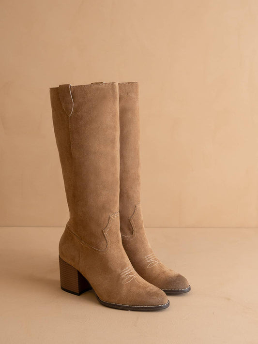 The Roxanne Knee High Western Boots