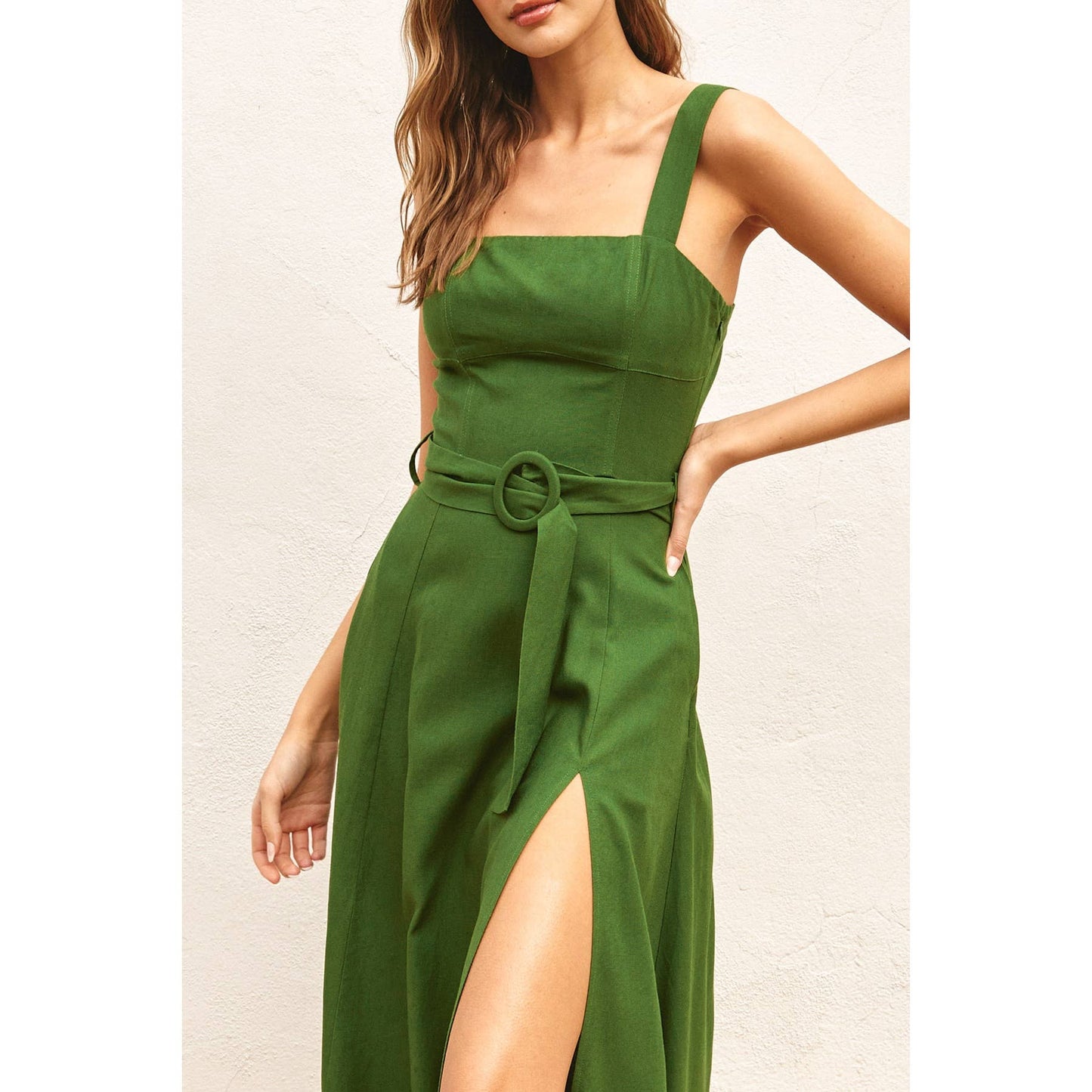 Heaven Sent Buckle Maxi Dress