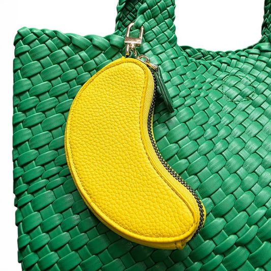 Faux Leather Banana Bag Charm