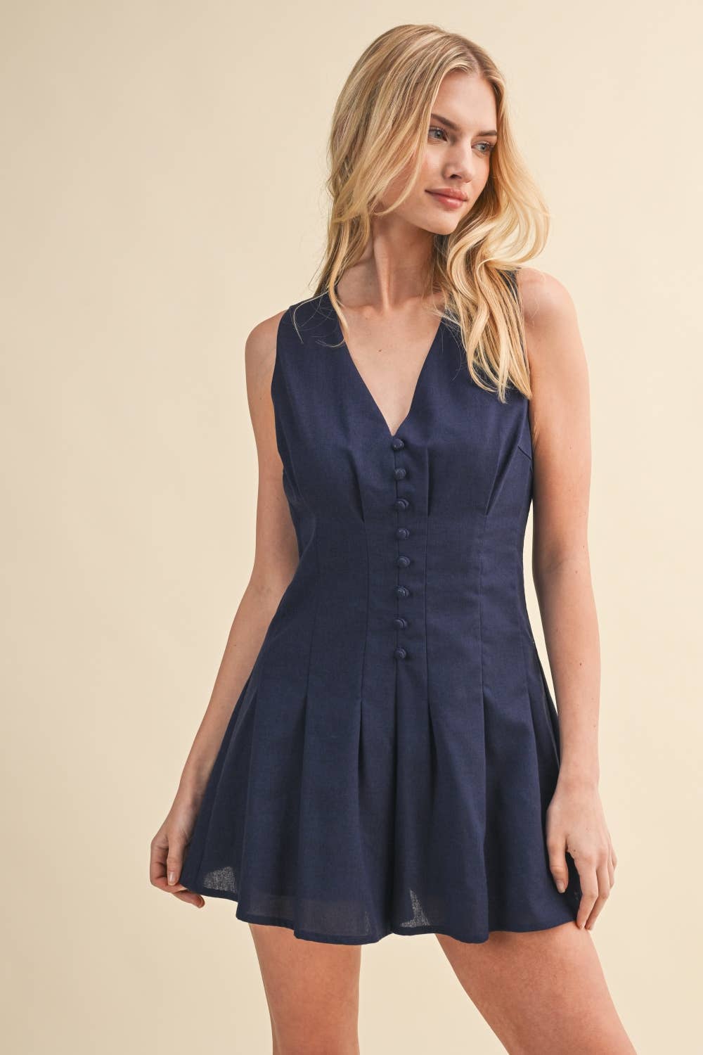 Pintuck Lined Romper