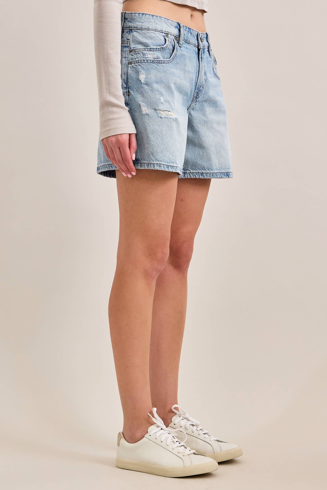 Mid-Rise Sammie Barrel Shorts