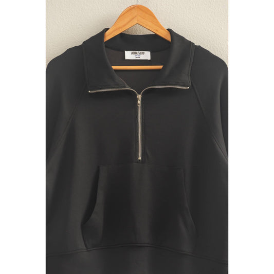 Half Zip-Up Sweatshirt