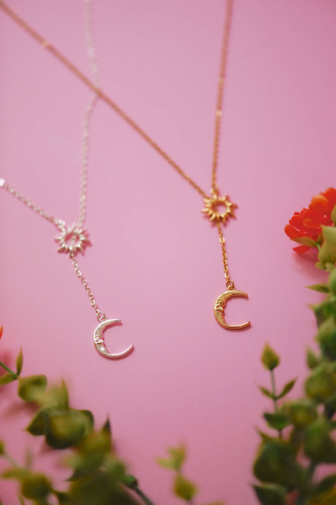 Luna Adjustable Necklace (Gold + Silver)
