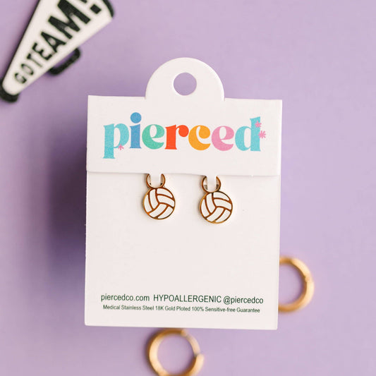 Pierced Co Volleyball Charms