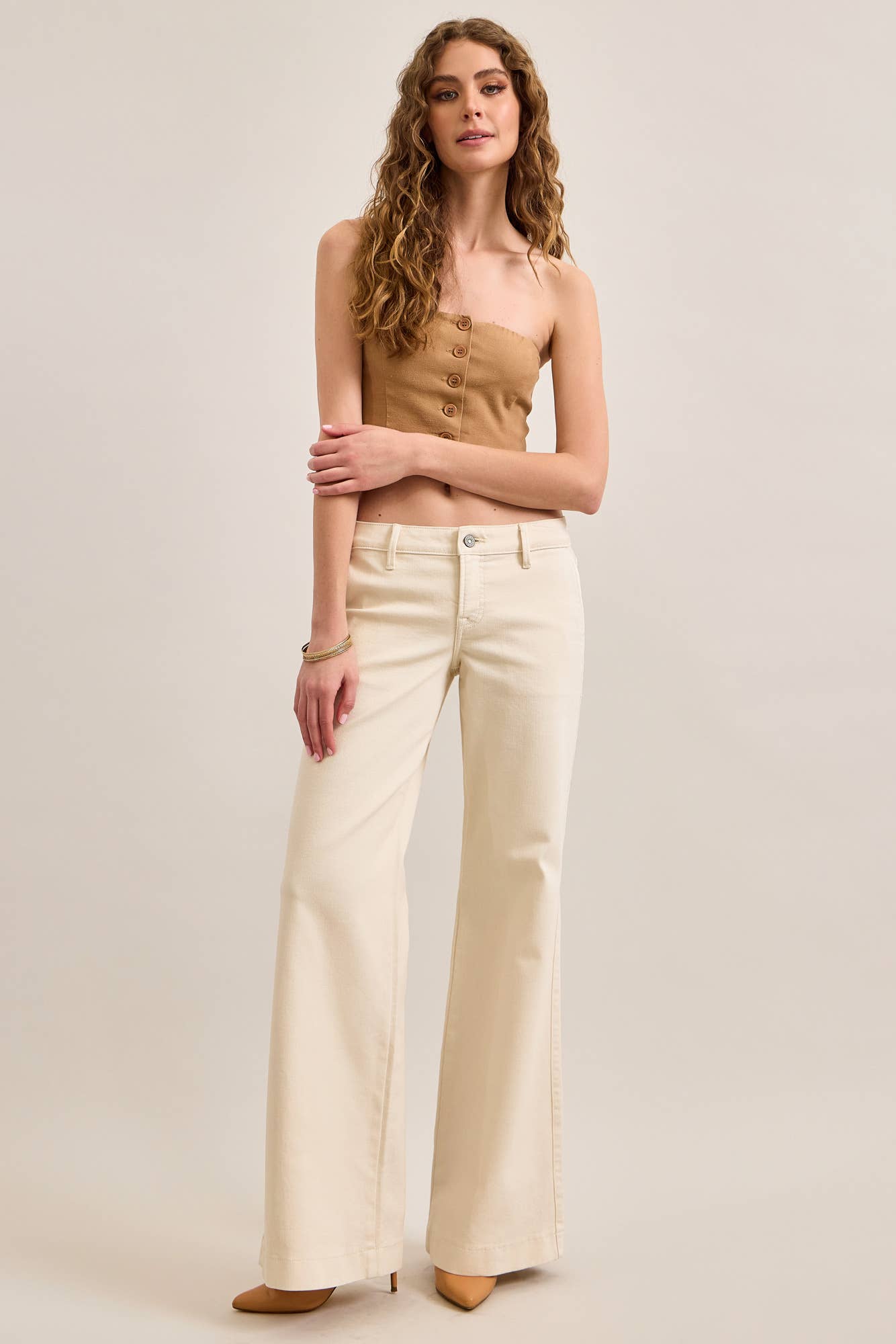 Low Rise Flare Trouser