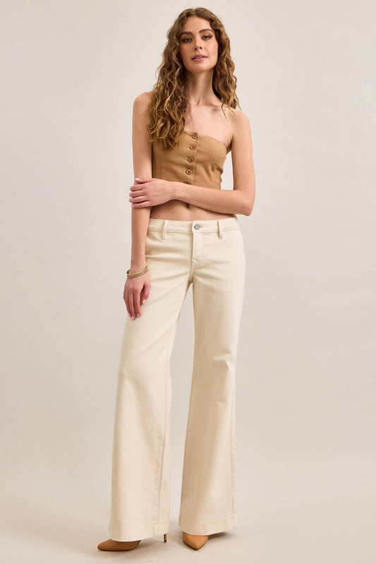 Low Rise Flare Trouser