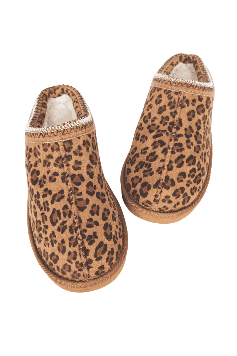 Leopard Print Embroidered Slippers (COMING SOON)
