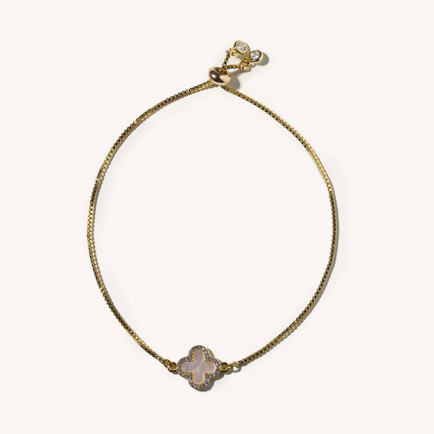 White Shell Flora Slider