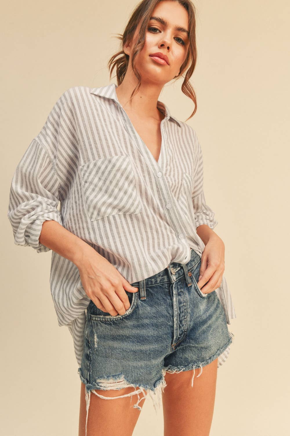 Stripe Button Down
