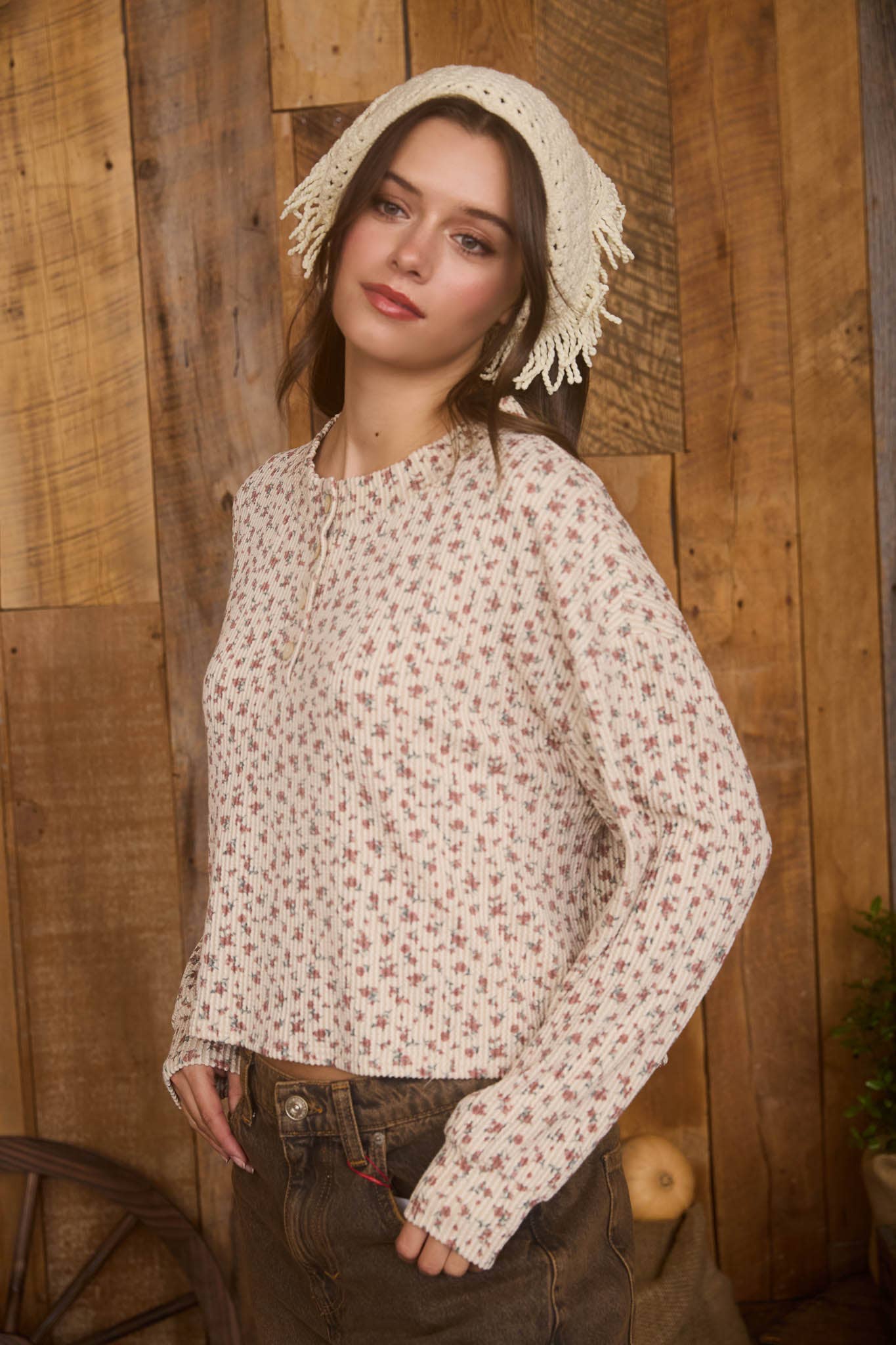 Floral Long Sleeve Top