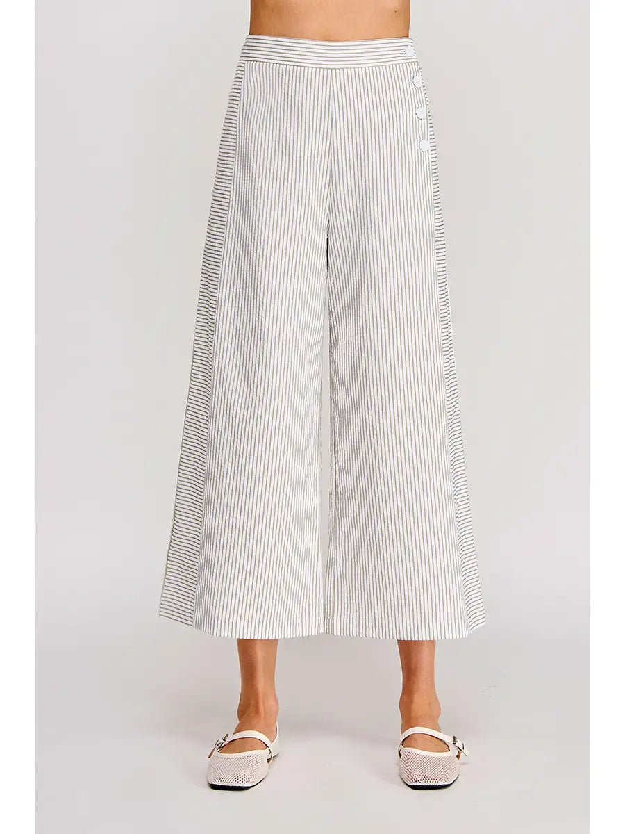 The Airy Striped Pants