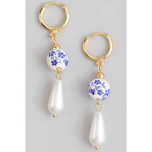 Floral Dangle Earrings