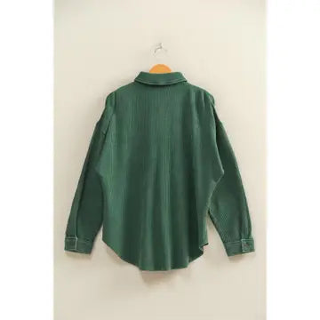 Oversized Mineral Washed Shacket