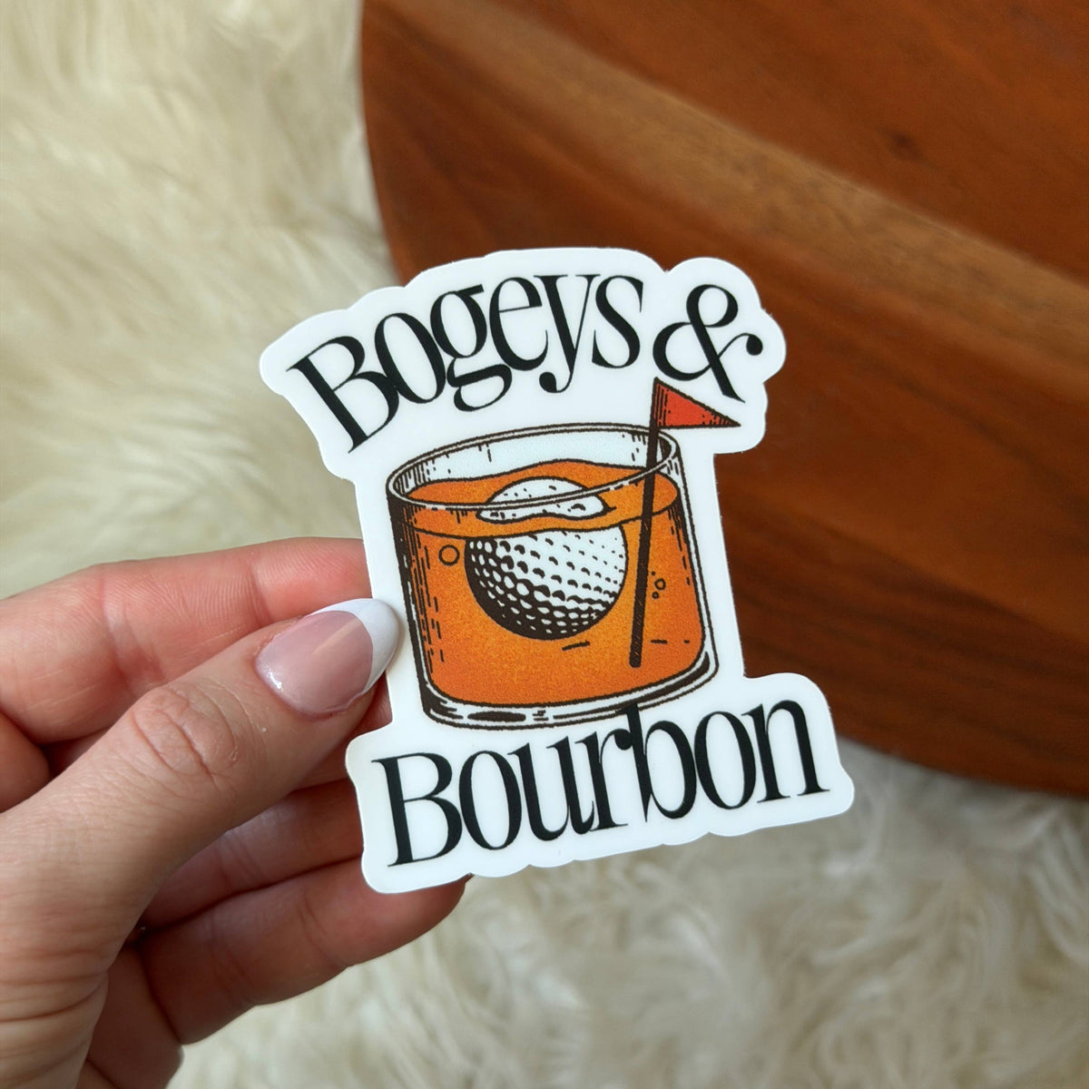 Bogeys & Bourbon Golf Sticker
