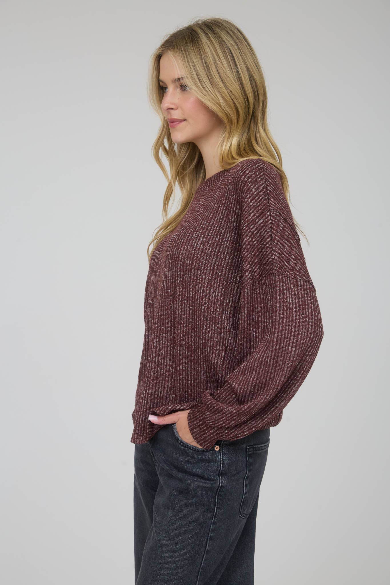 Long Sleeve Knit Top