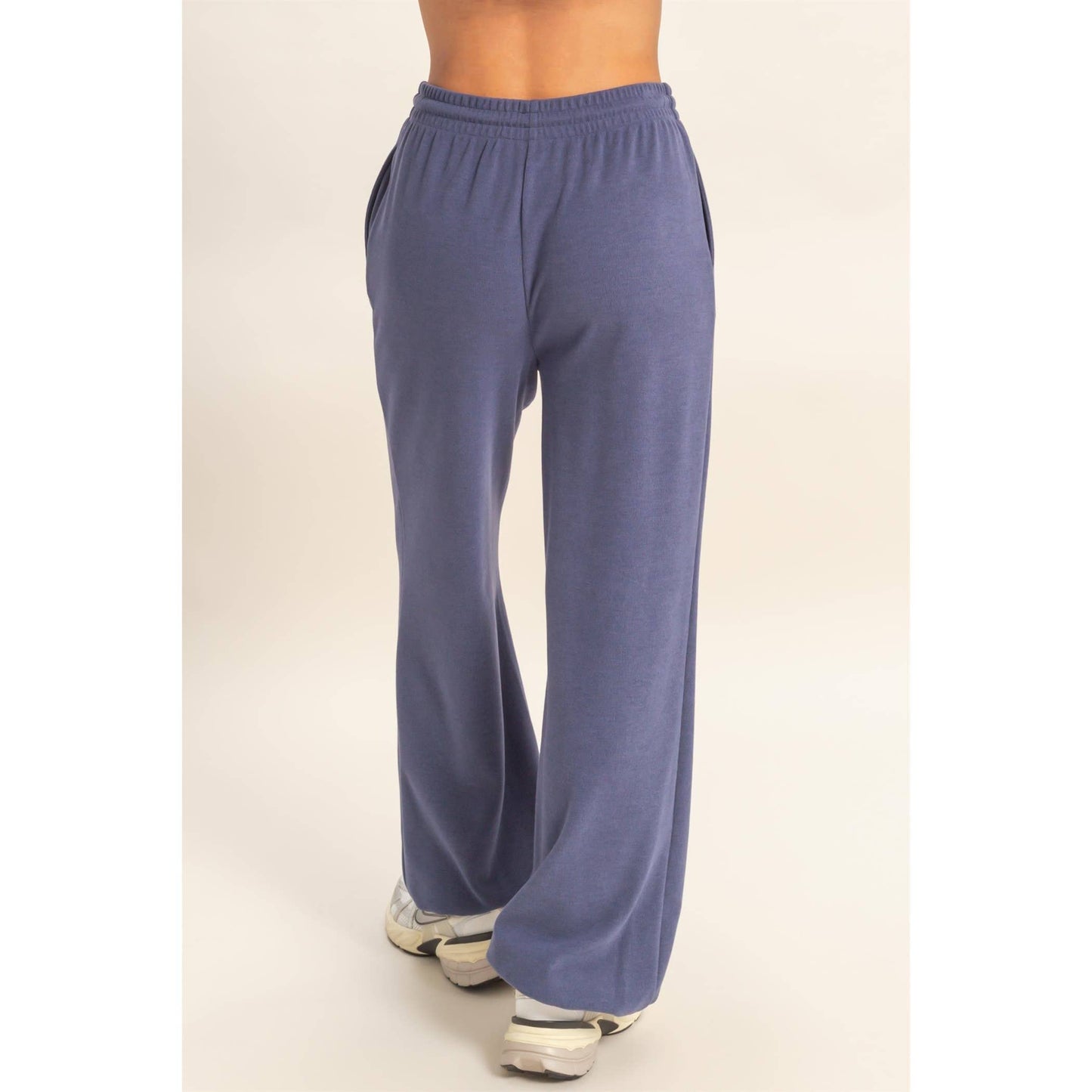 Soft Ribbed Drawstring Jogger Pants