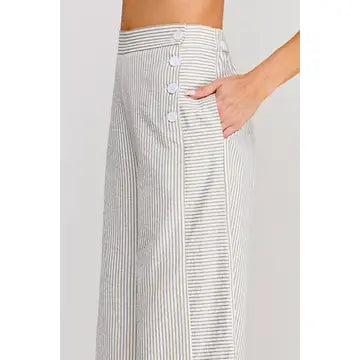 The Airy Striped Pants