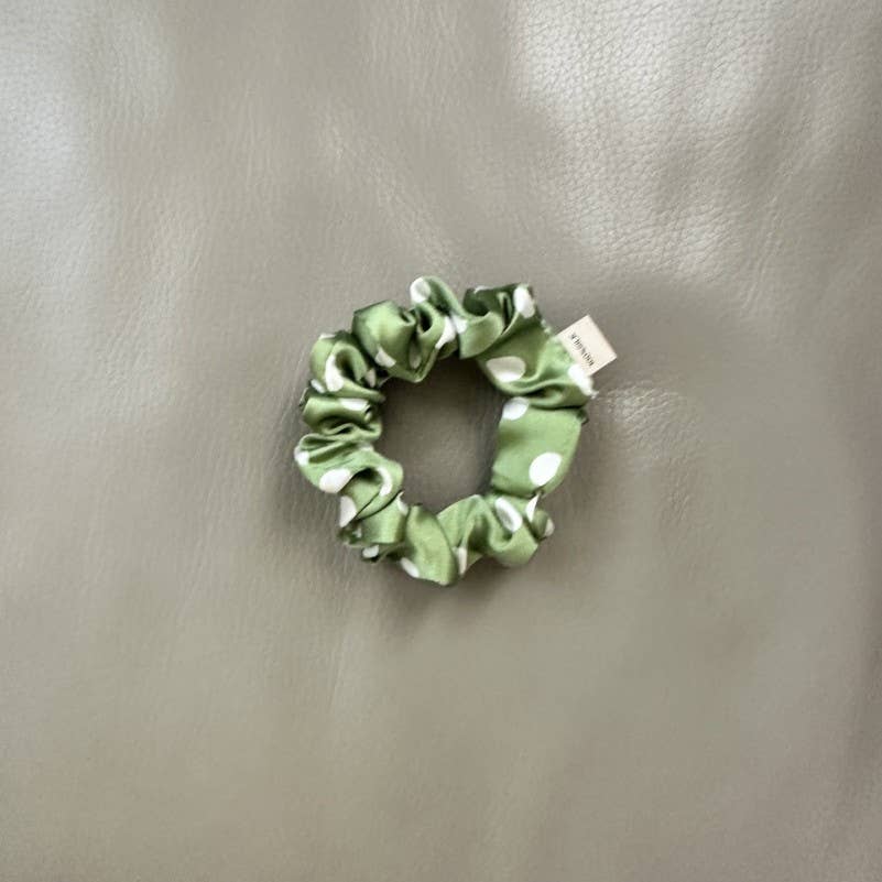 Polka Dot Scrunchies Set Of 5