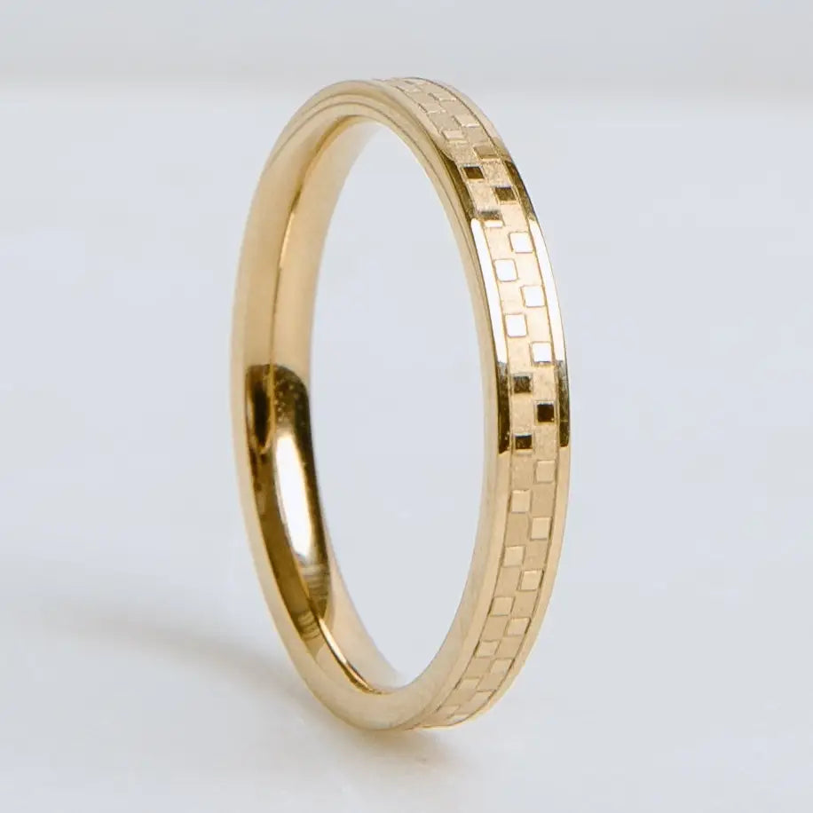Lola Checkered Ring