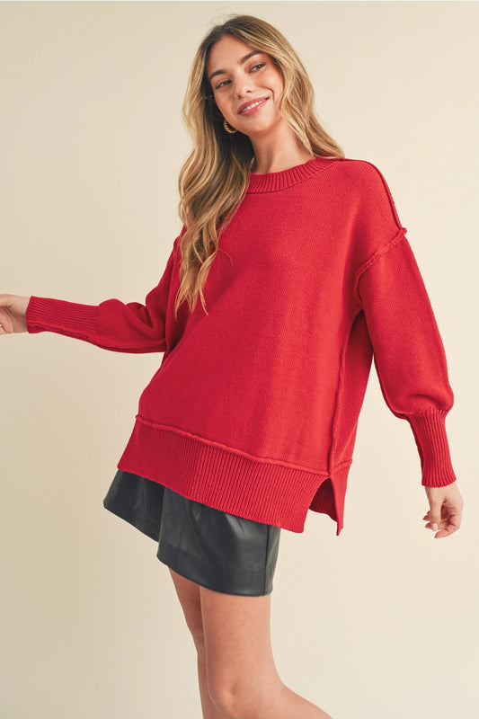 The Ina Red Sweater