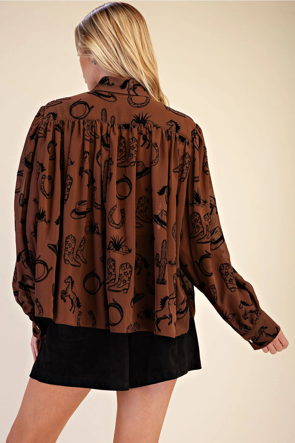 Western Theme Blouse