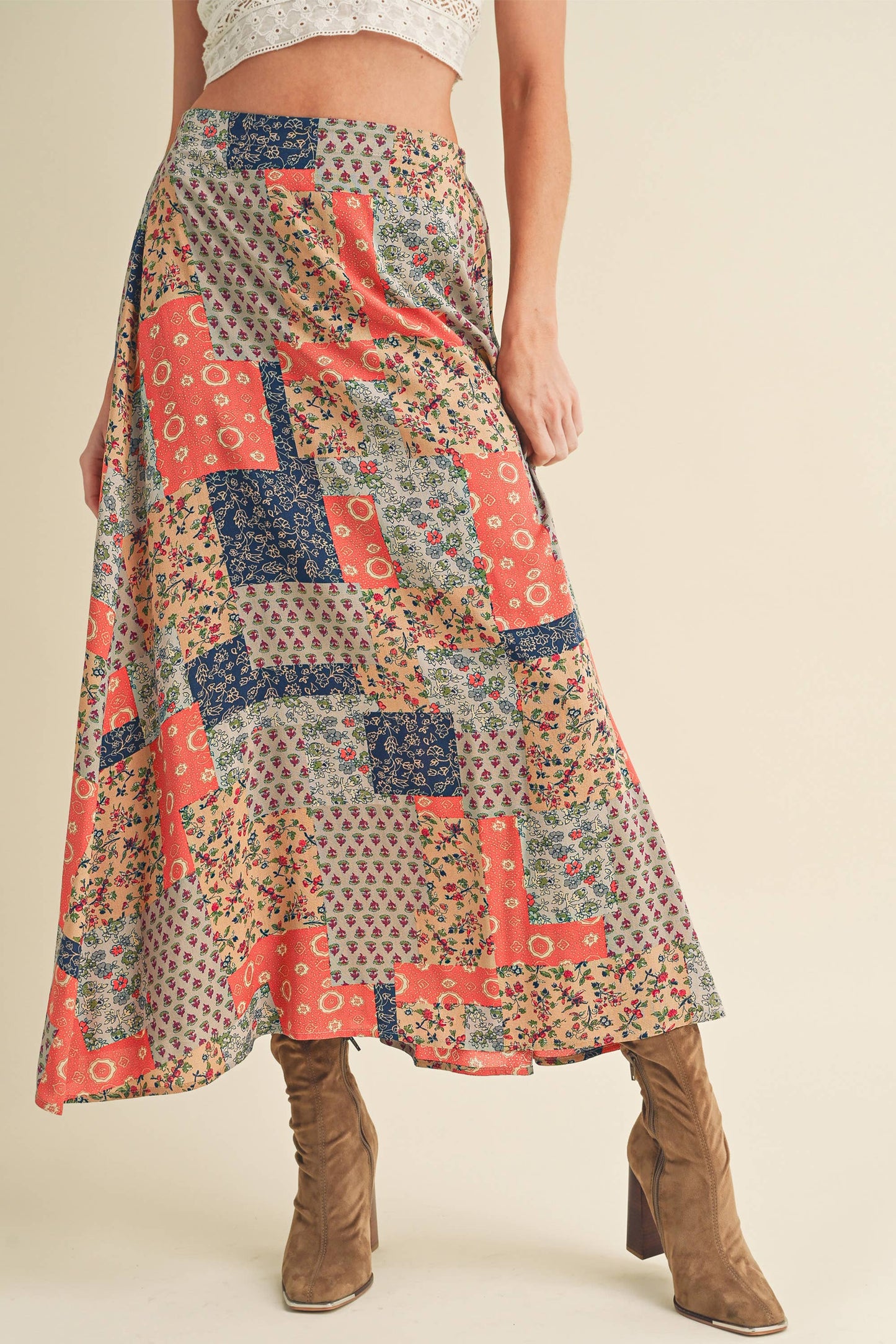 The Bradyn Print Skirt