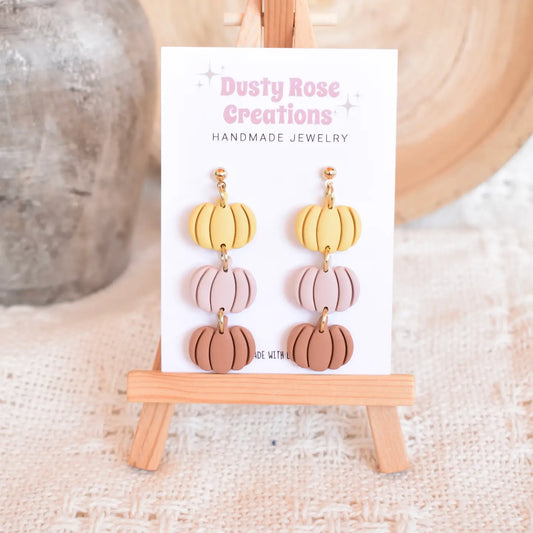 Groovy Pumpkin Dangles