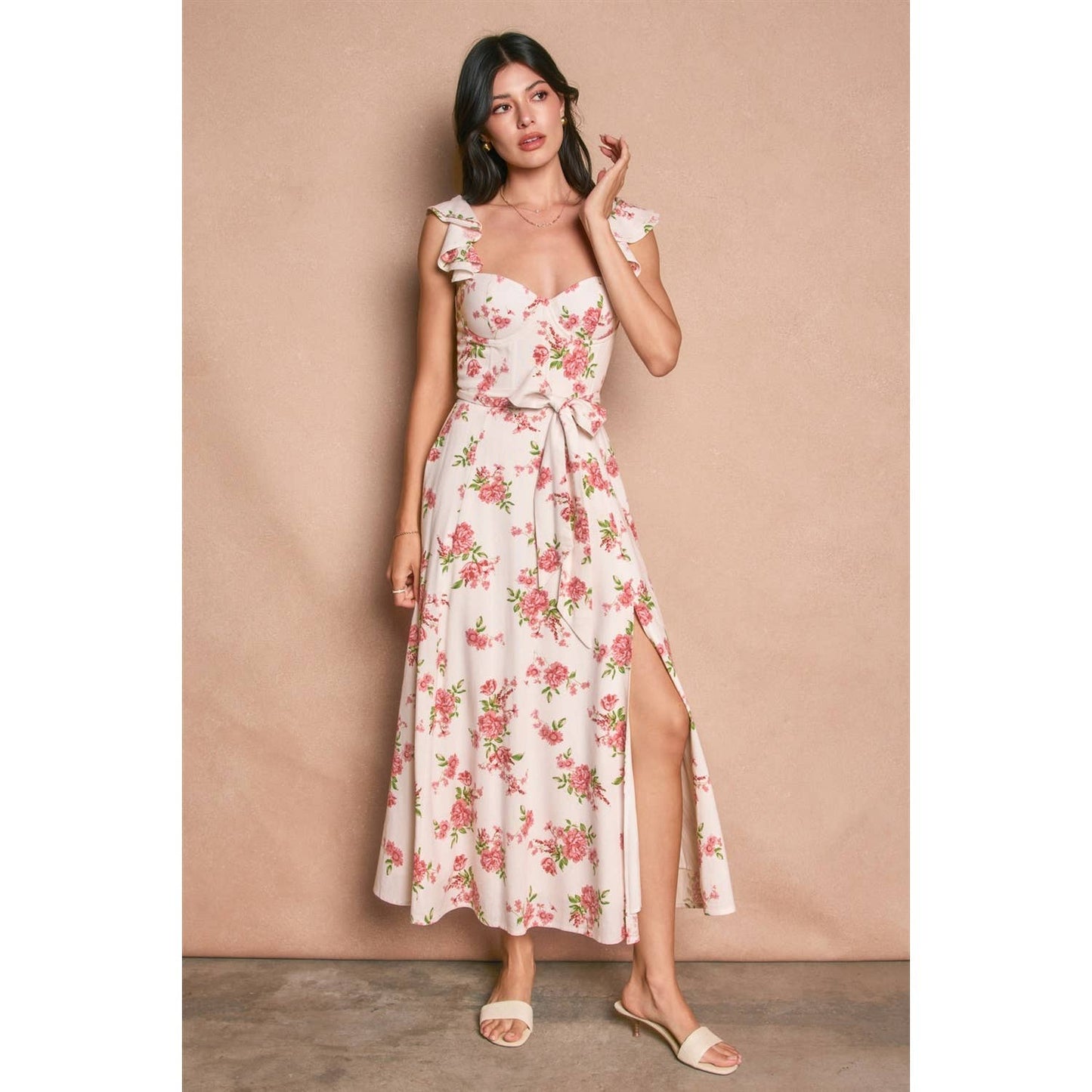 Love Galore Corset Flutter Dress