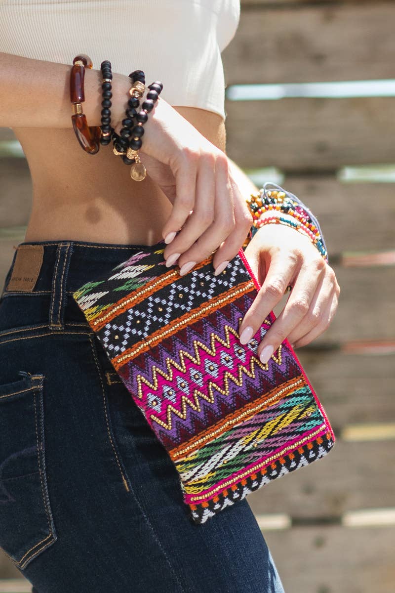 Handmade Ethnic Pattern Clutch