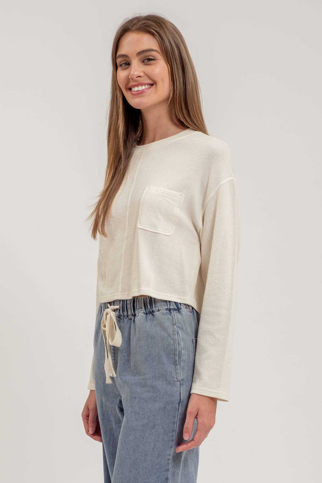 Long Sleeve Knit Top