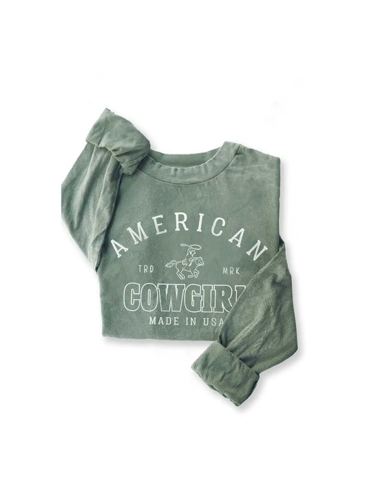 American Cowgirl Mineral Graphic Long Sleeve