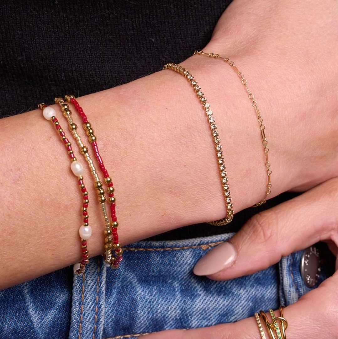 Mocha Micro Tennis Bracelet