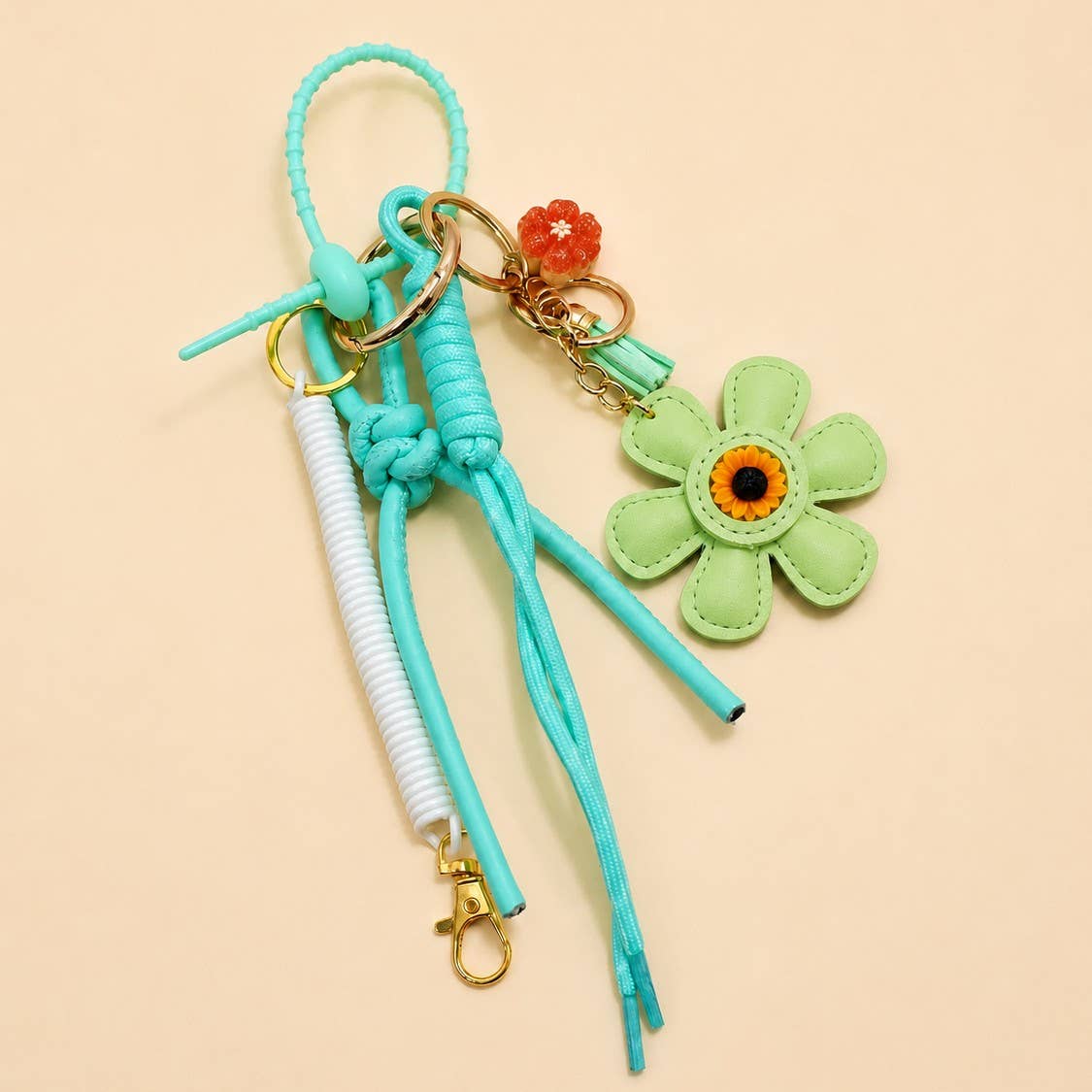Flower Rope Bag Charm