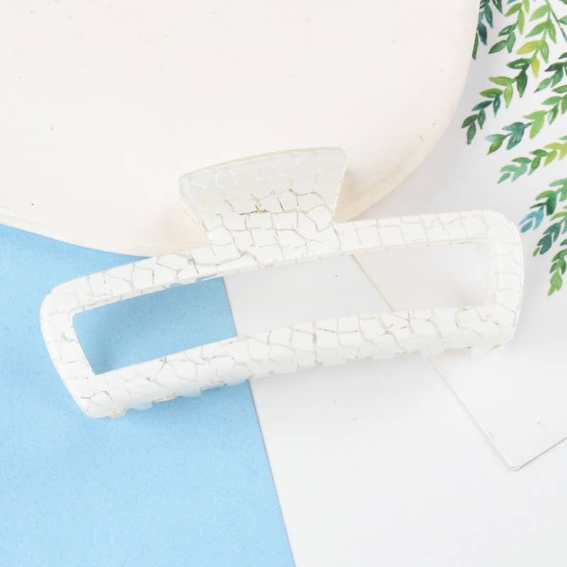 Jumbo Open Rectangle Hair Claw Clips