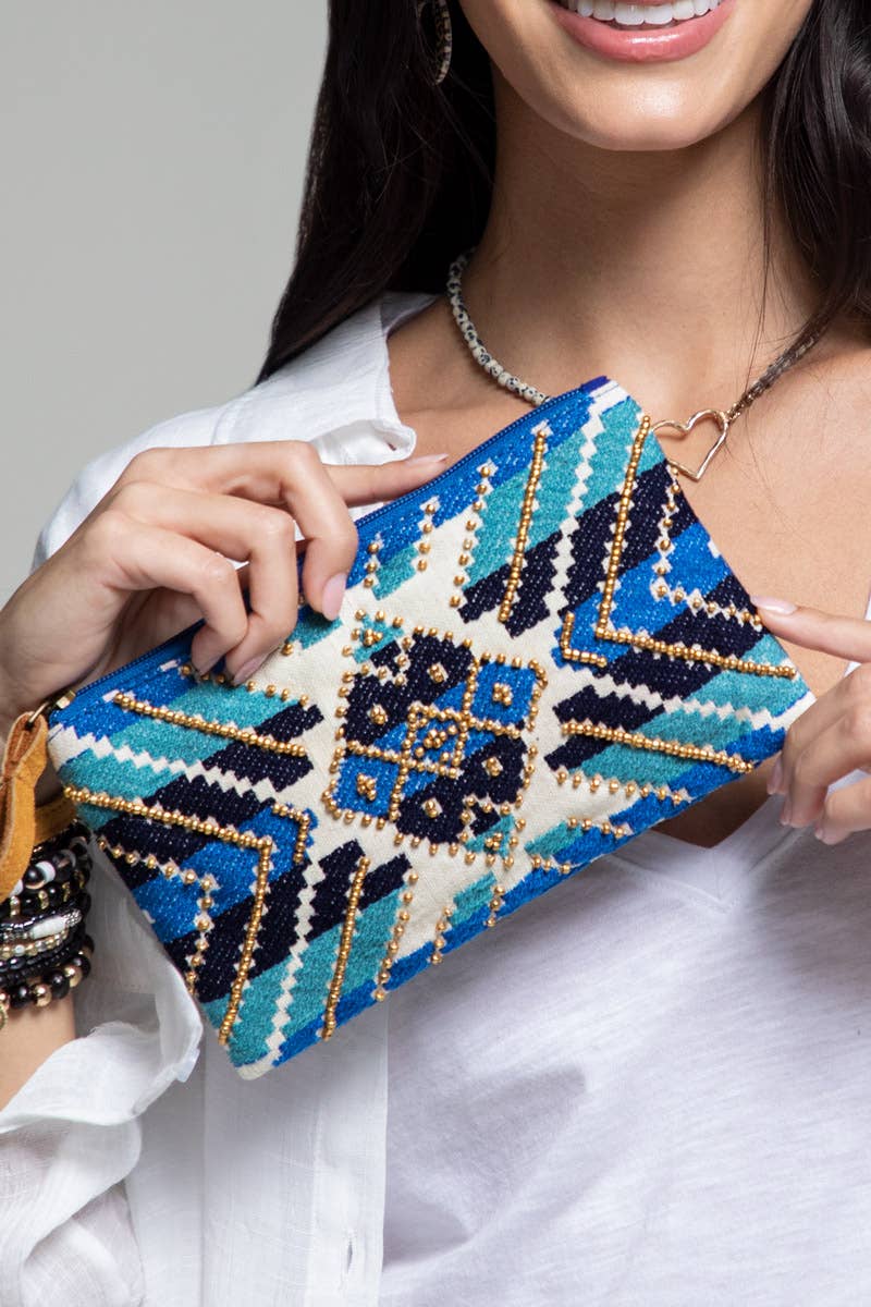 Handmade Ethnic Pattern Clutch