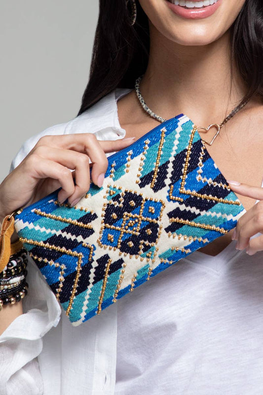Handmade Ethnic Pattern Clutch