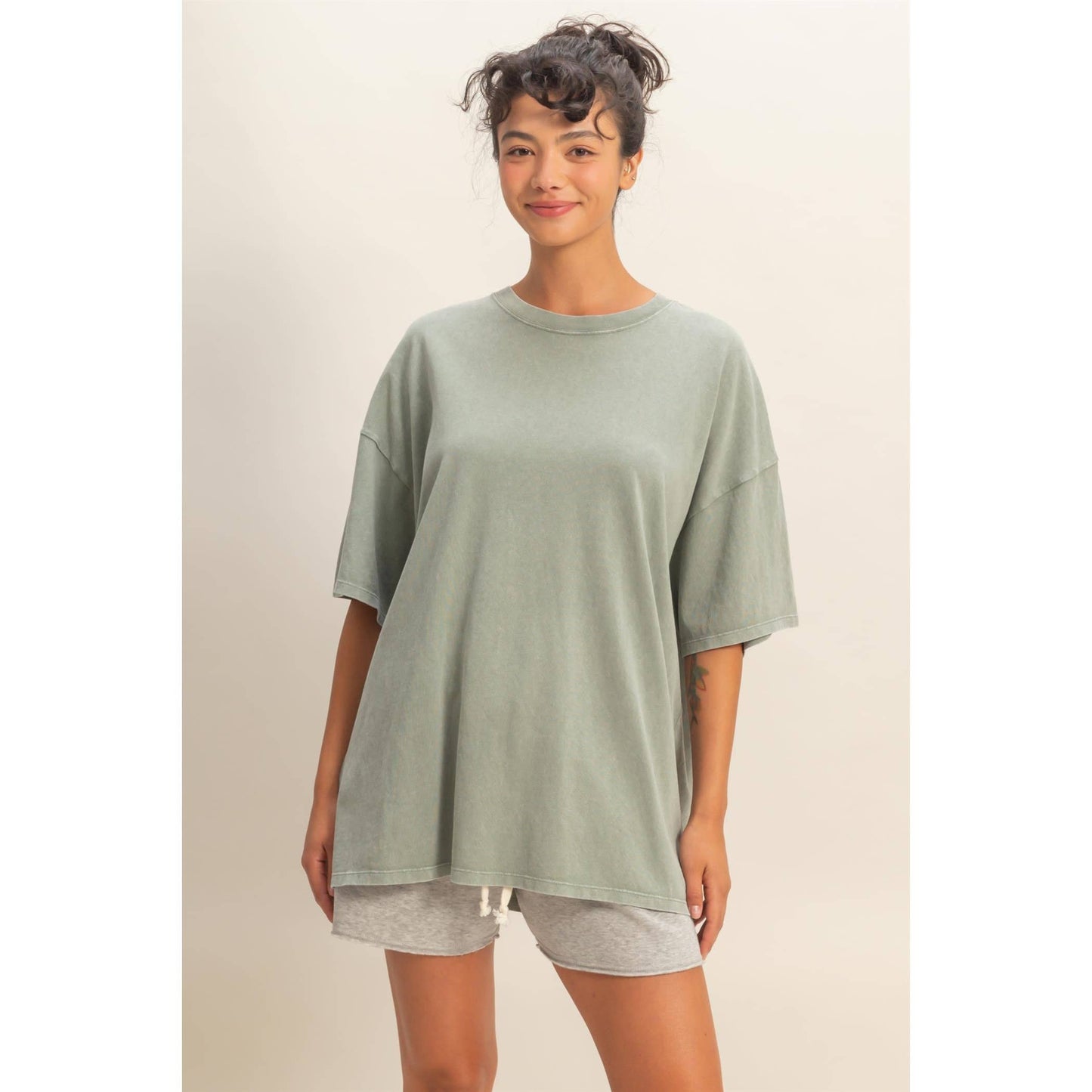 Oversized Mineral Wash T-Shirt