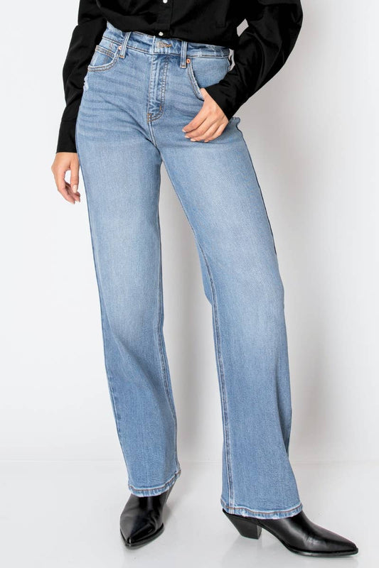 Tummy Control Straight Leg Denim