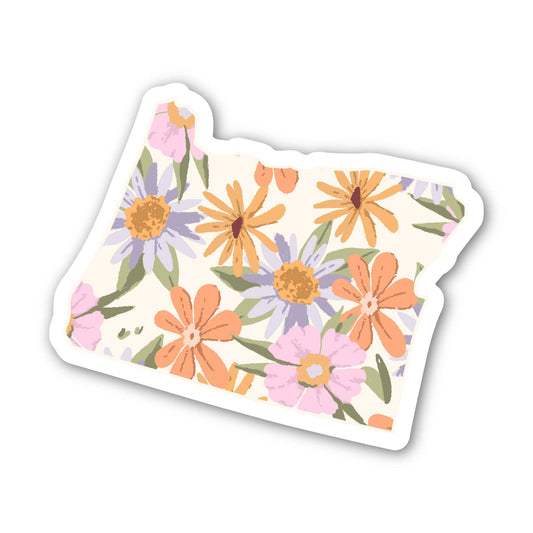 Oregon Floral Pattern Sticker