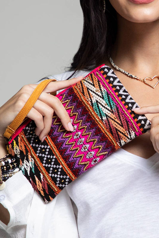 Handmade Ethnic Pattern Clutch