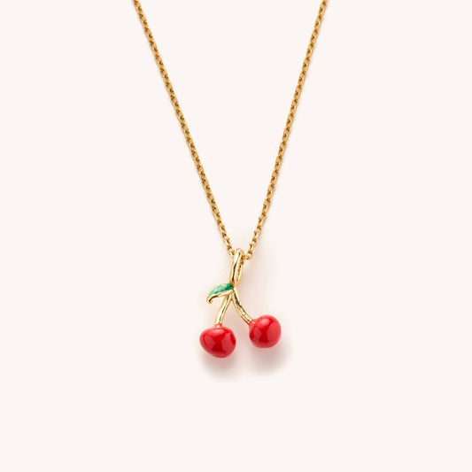 Red Cherry Necklace