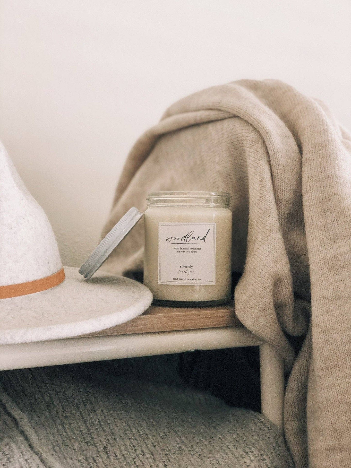 Woodland Candle - Cedar, Fir, Moss,  Lemonpeel