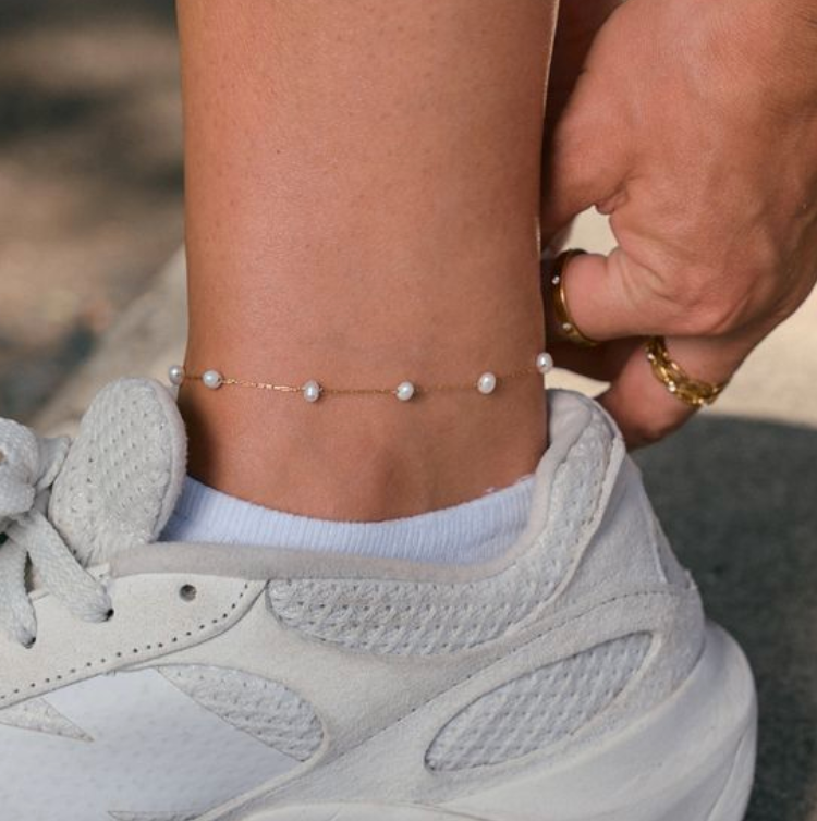 Camille Pearl Anklet