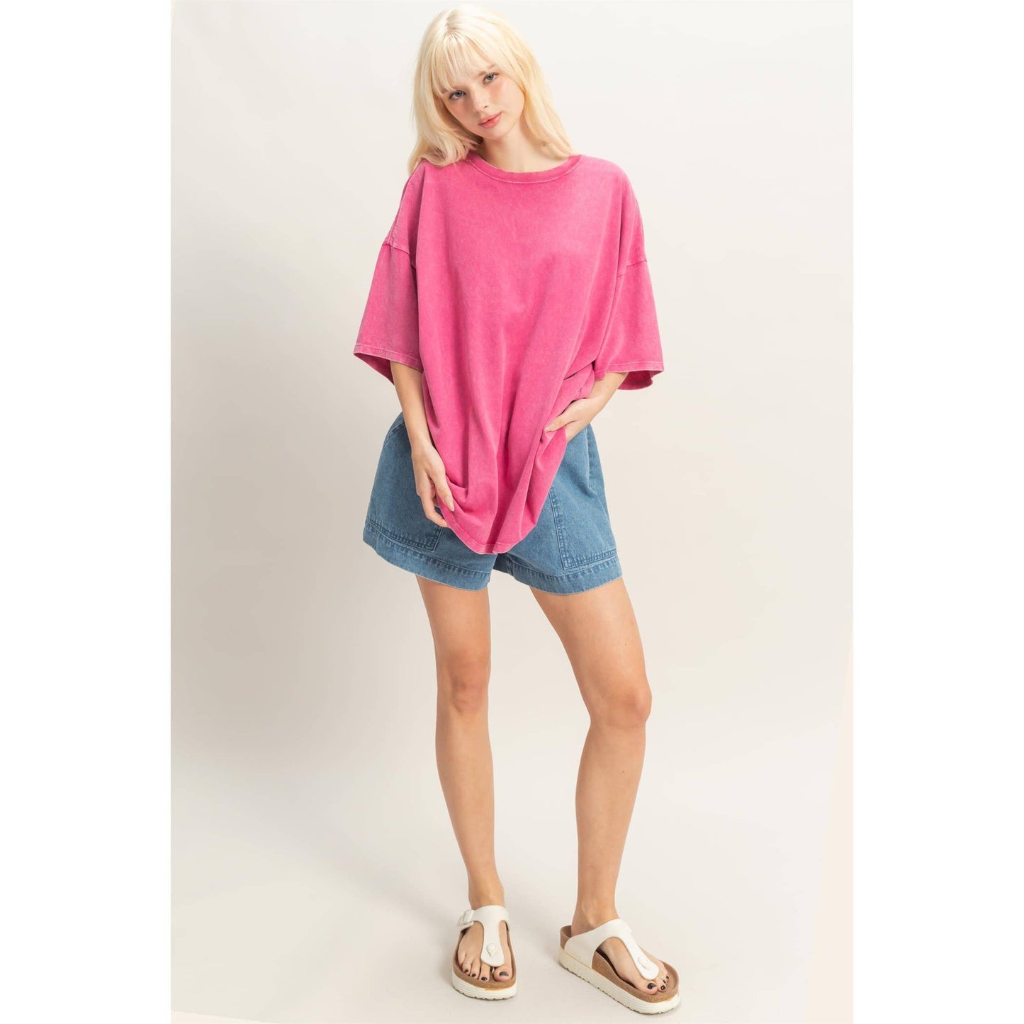 Oversized Mineral Wash T-Shirt