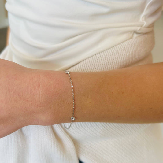 Kai Silver Bracelet-Waterproof